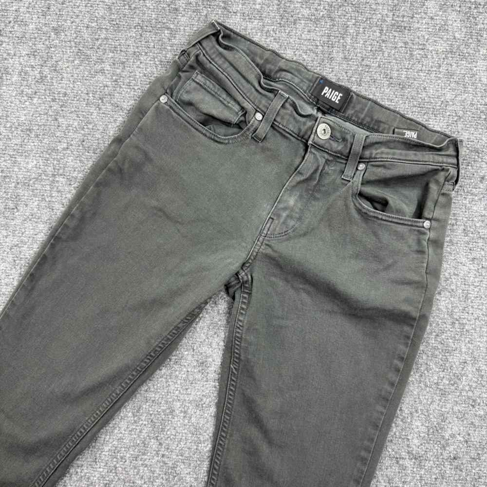 Paige Lennox Pants Size 29 Gray Slim Fit Stretch Jeans Casual Business Women's